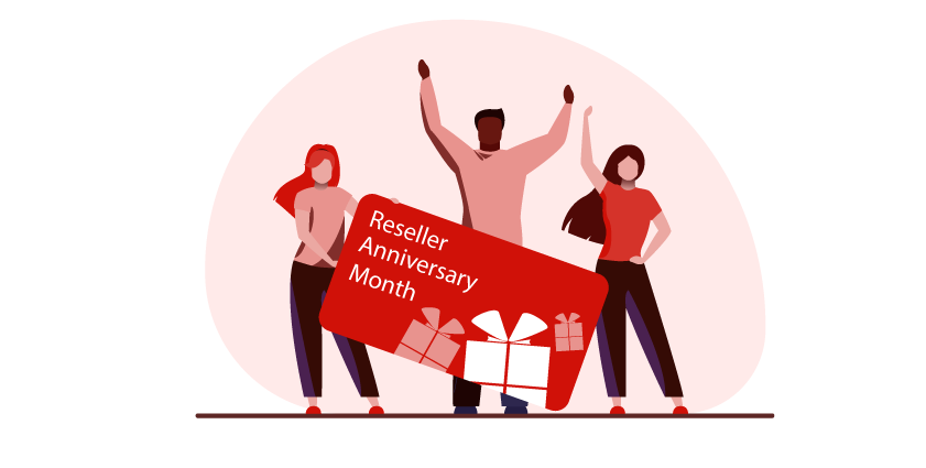 Enjoy a free hosting on your reseller anniversary month